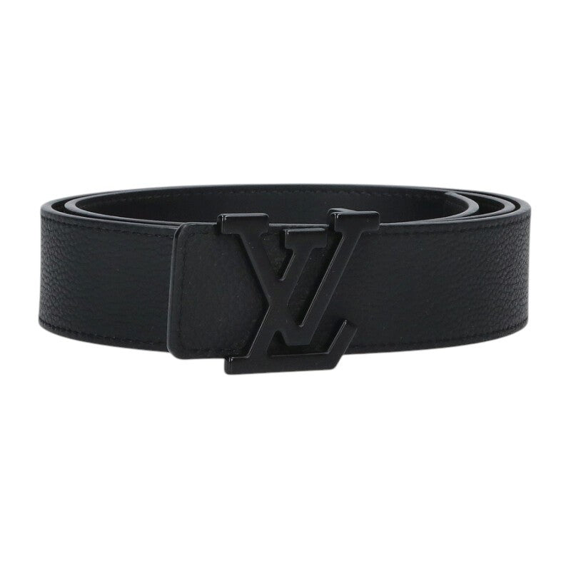 Louis Vuitton LV Leather Belt Black Size 85