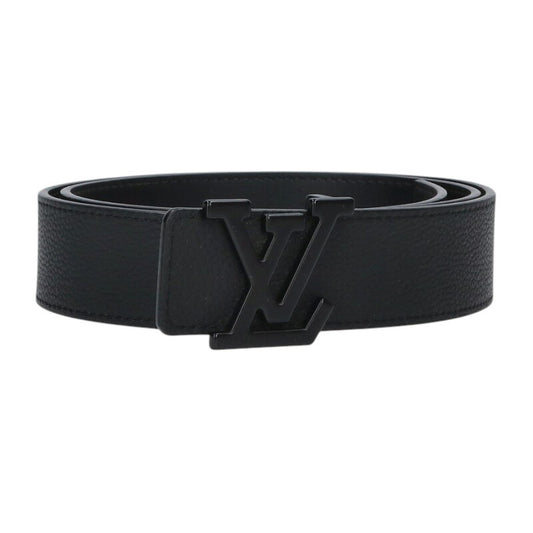 Louis Vuitton LV Leather Belt Black Size 85