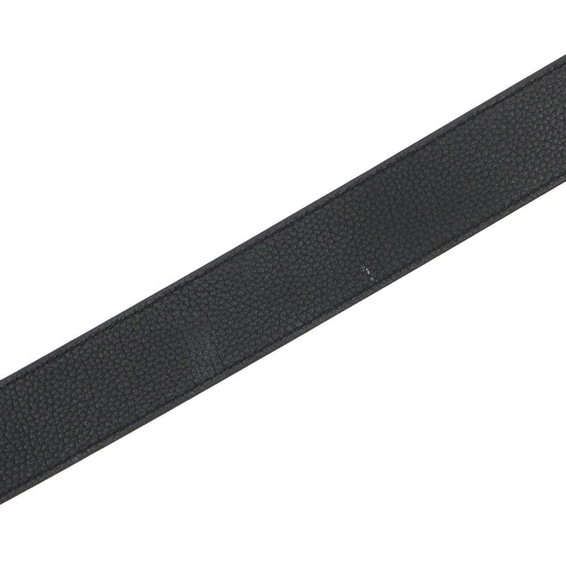 Louis Vuitton LV Leather Belt Black Size 85