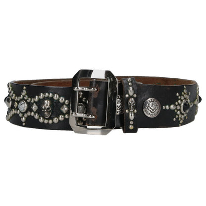 GABOR x Royston RG-1 Skull Stud Leather Belt Size ONE SIZE
