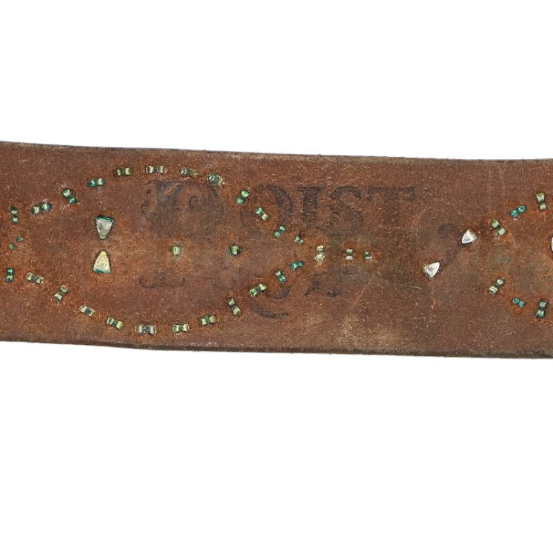 GABOR x Royston RG-1 Skull Stud Leather Belt Size ONE SIZE