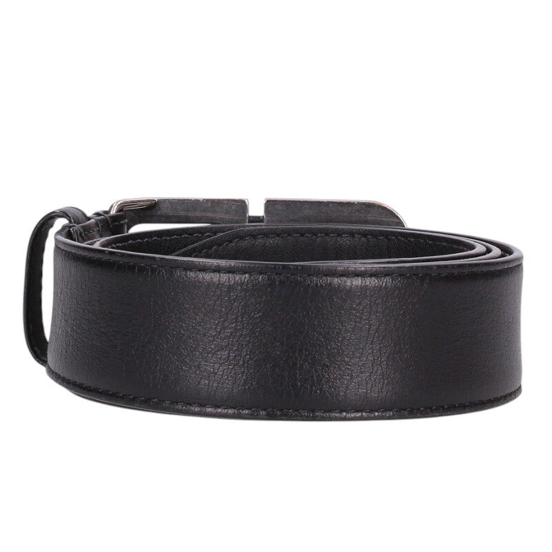 BALENCIAGA BB Logo Buckle Leather Belt Size ONE SIZE