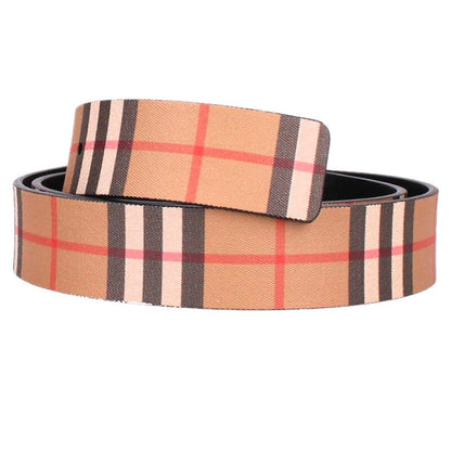 Burberry Reversible Nova Check Leather Belt Size ONE SIZE