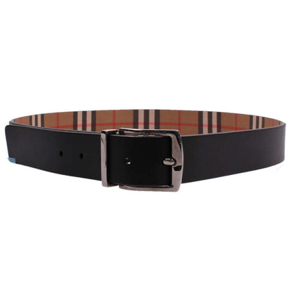 Burberry Reversible Nova Check Leather Belt Size ONE SIZE