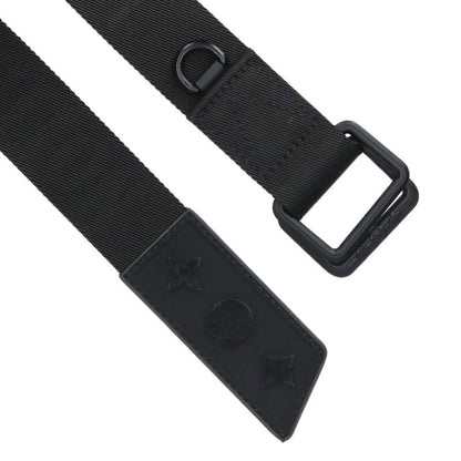 LOUISVUITTON Ceinture Skater Cotton Belt Black Size ONE SIZE