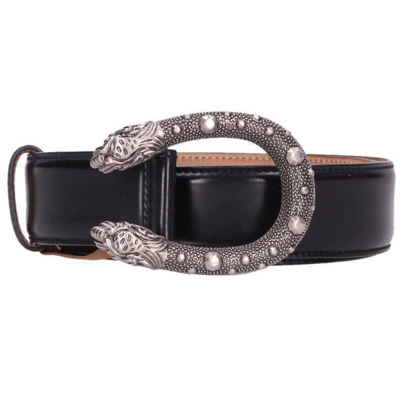 GUCCI 451155 Tiger Head Buckle Belt Size ONE SIZE