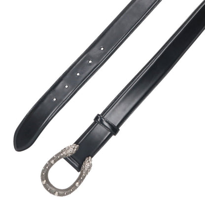 GUCCI 451155 Tiger Head Buckle Belt Size ONE SIZE
