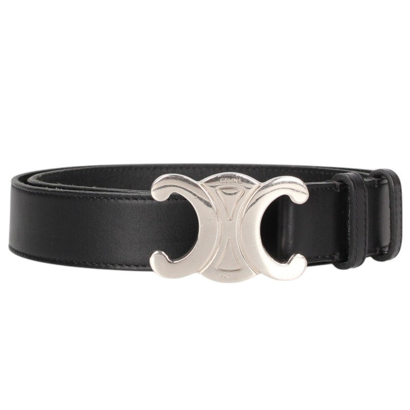 CELINE S-NE-0214 Triomphe Buckle Belt Size ONE SIZE