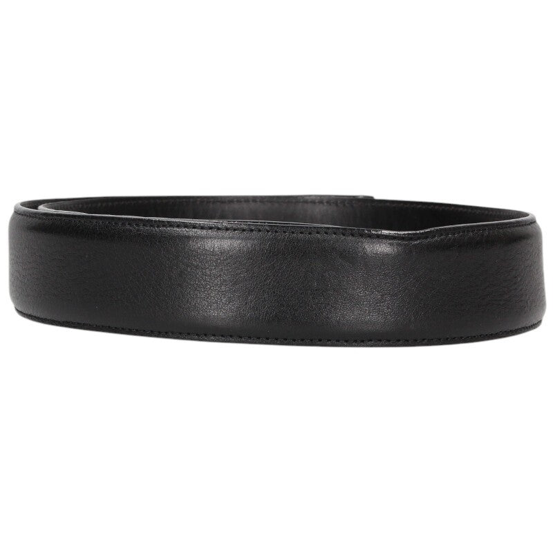 Chrome Hearts 1.5" Scroll Label Rivets Leather Belt Size 30