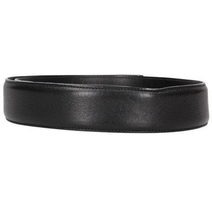 Chrome Hearts 1.5" Scroll Label Rivets Leather Belt Size 30
