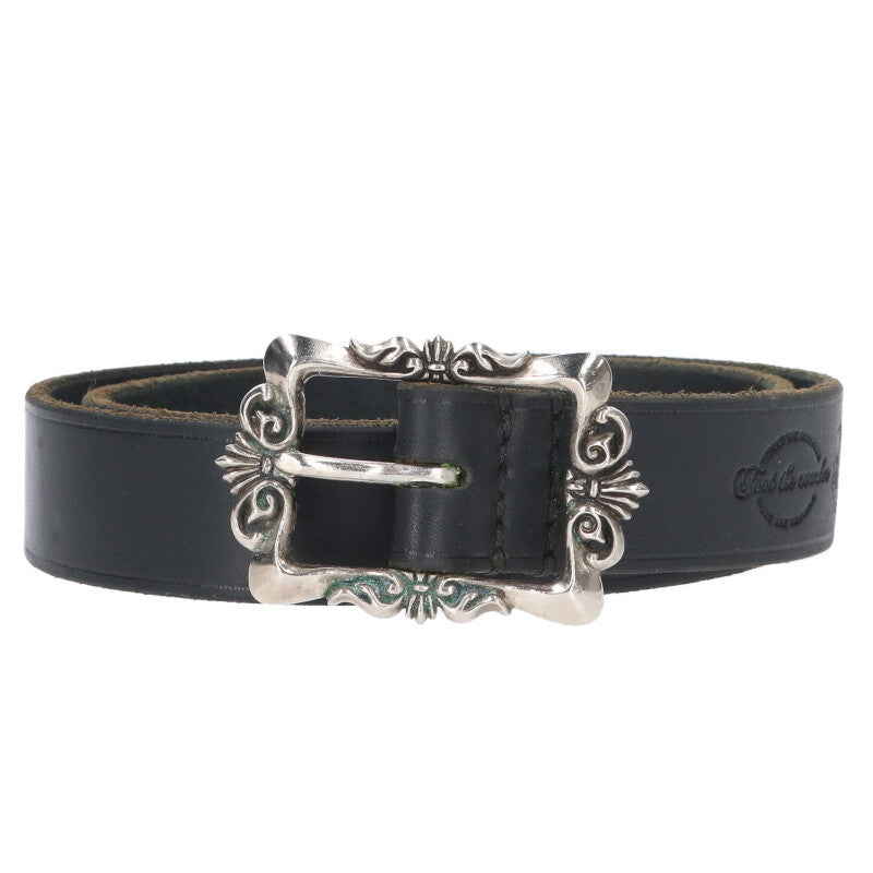 foot the coacher SINGLE BELT Silver Buckle Size ONE SIZE