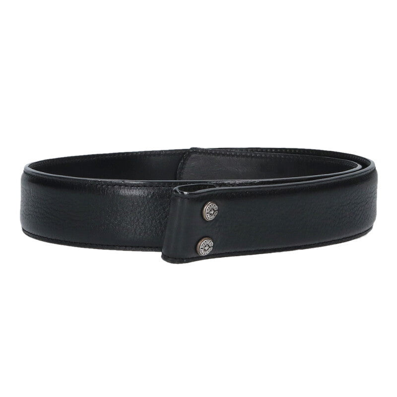 Chrome Hearts 1.5" Scroll Label Rivet Leather Size ONE SIZE