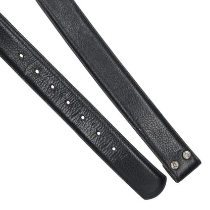 Chrome Hearts 1.5" Scroll Label Rivet Leather Size ONE SIZE