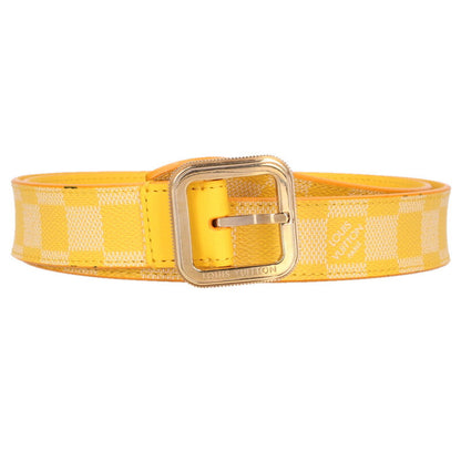 LOUISVUITTON Ceinture Tresor Damier Leather Size ONE SIZE