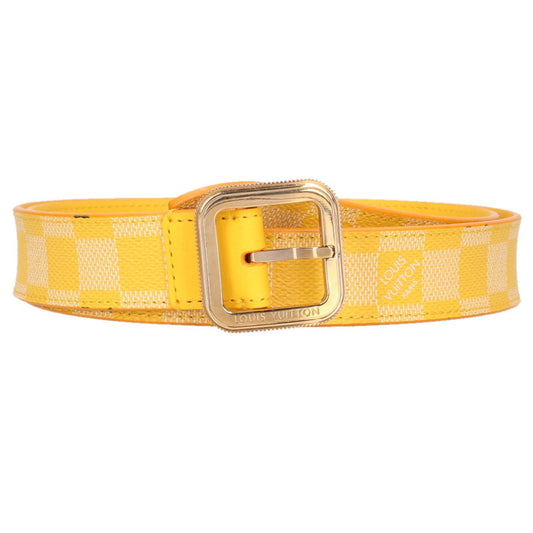 LOUISVUITTON Ceinture Tresor Damier Leather Size ONE SIZE