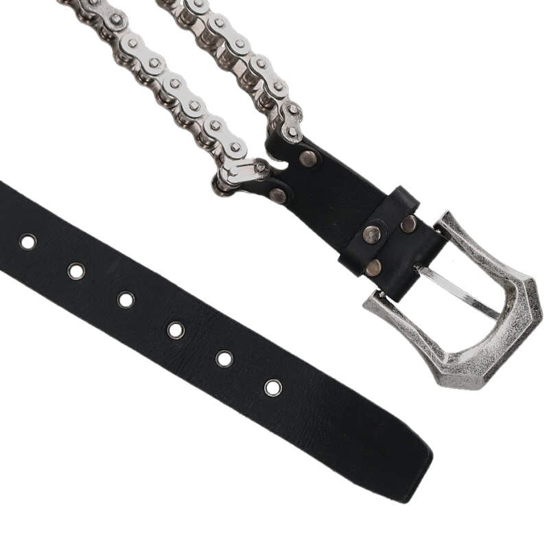 PROJECT GR BICYCLE CHAIN BELT Black/Silver Size ONE SIZE