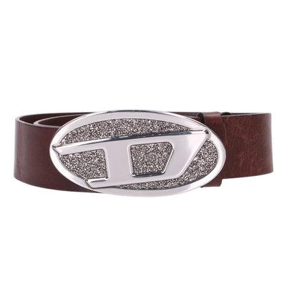 DIESEL B-1DR X10429 D Buckle Leather Belt Size ONE SIZE