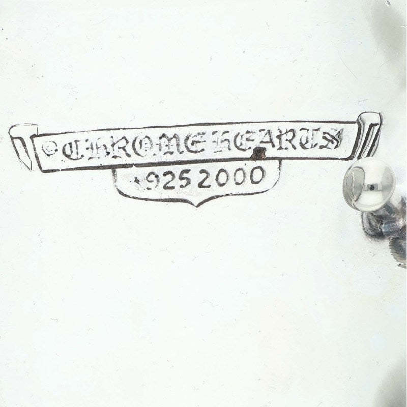 Chrome Hearts Military Raised Dagger 925 Silver Buckle
