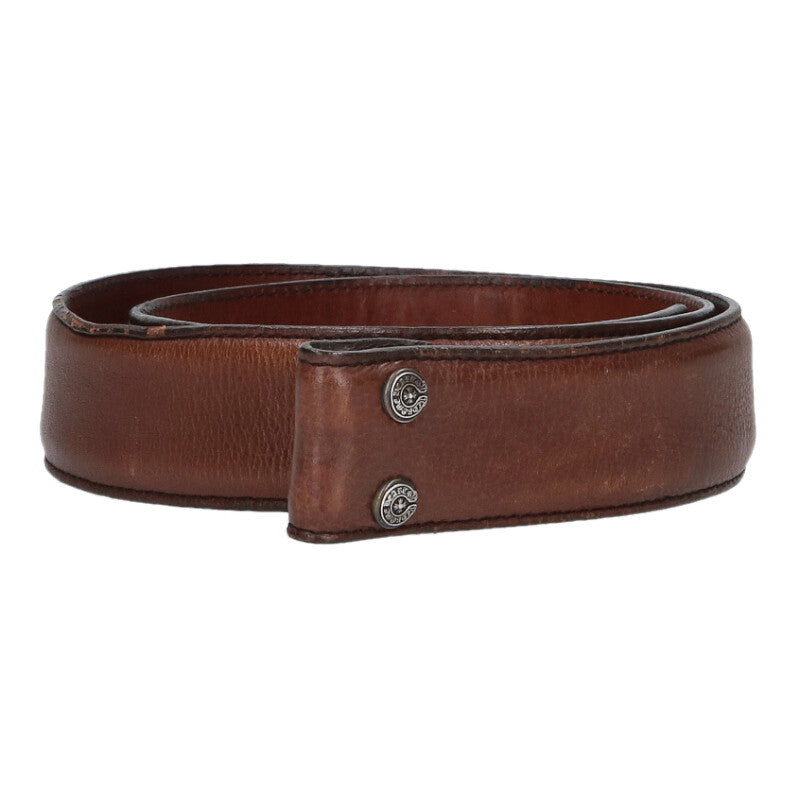 Chrome Hearts 1.5" Scroll Label Rivet Leather Size ONE Multi