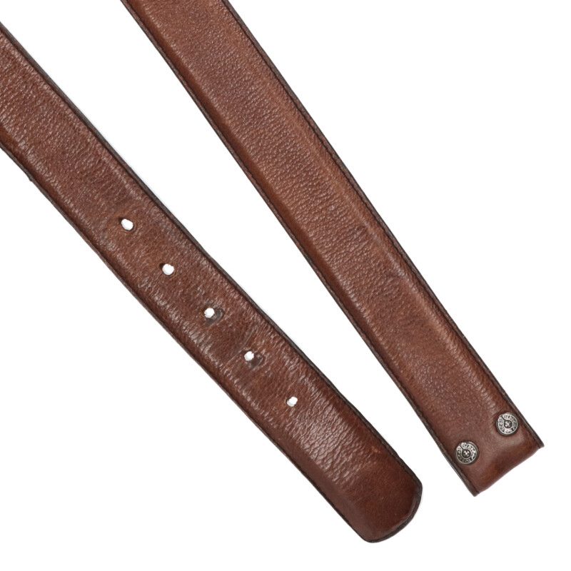 Chrome Hearts 1.5" Scroll Label Rivet Leather Size ONE Multi