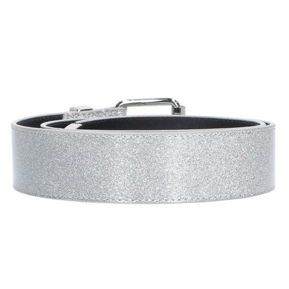 SUPREME Glitter Vinyl Ranger Belt Silver Size ONE SIZE
