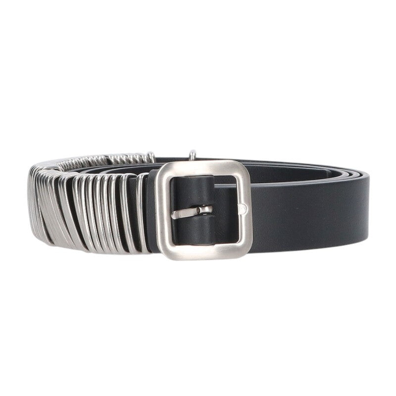 JILSANDER Flat Metal Square Buckle Belt Size ONE SIZE