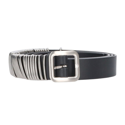 JILSANDER Flat Metal Square Buckle Belt Size ONE SIZE