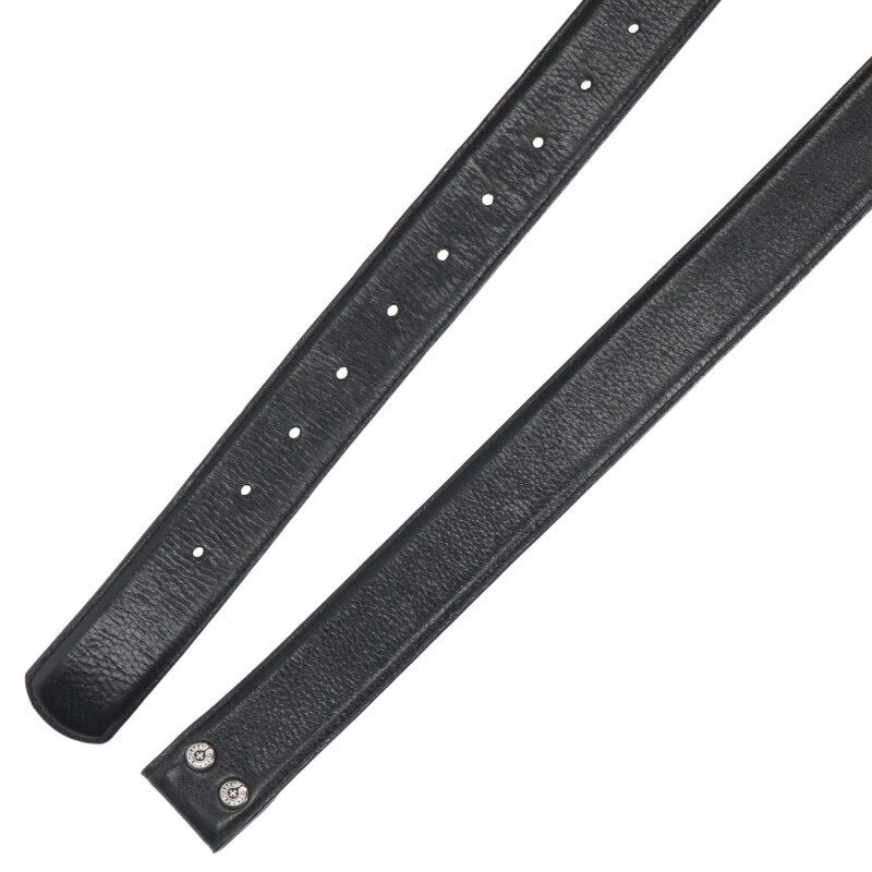 Chrome Hearts 1.5" Scroll Label Rivets Leather Size Multi