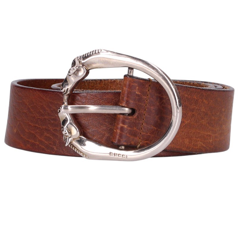 GUCCI Horse Motif Belt Size ONE SIZE