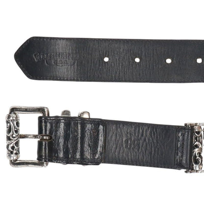 Chrome Hearts BLT Roller Link Leather Belt Size ONE SIZE