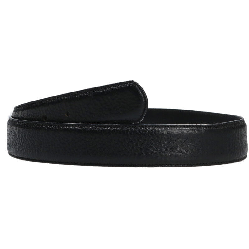 Chrome Hearts 1.5" Scroll Label Rivets Leather Size Black