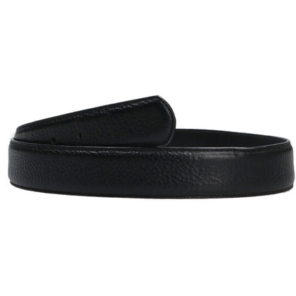 Chrome Hearts 1.5" Scroll Label Rivets Leather Size Black