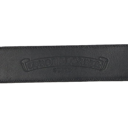 Chrome Hearts 1.5" Scroll Label Rivet Leather Size ONE SIZE