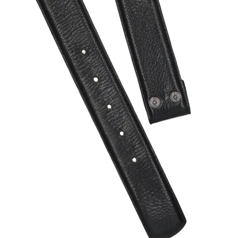 Chrome Hearts 1.5" Scroll Label Rivet Leather Size ONE SIZE