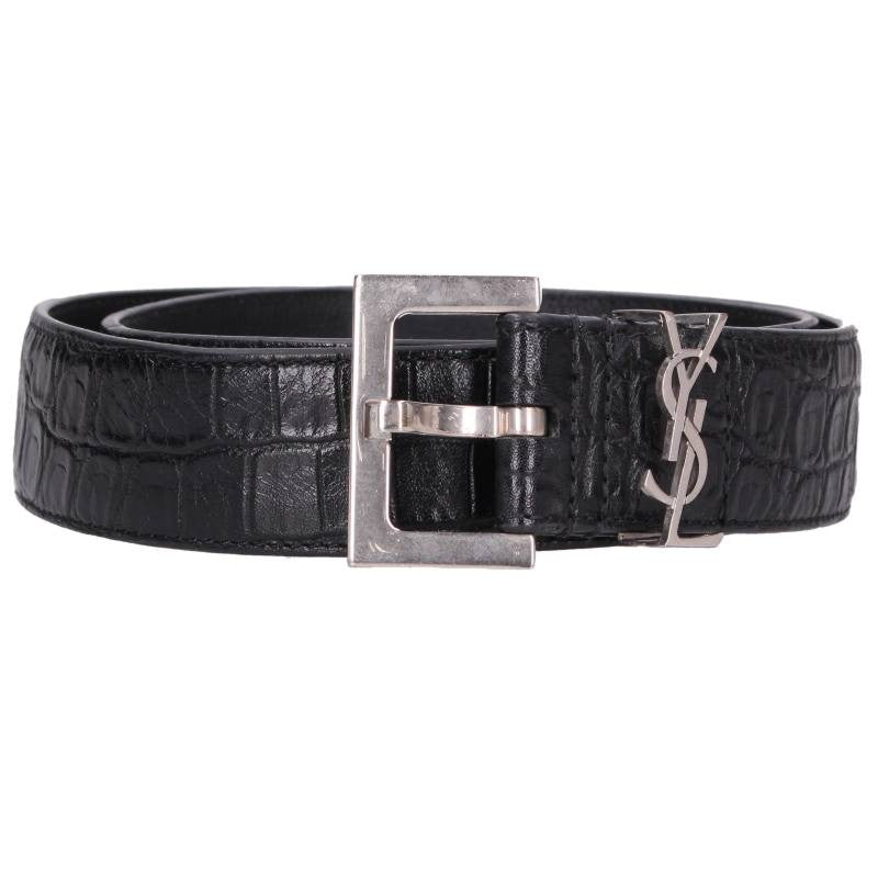 SAINT LAURENT PARIS Cassandra Leather Belt Size ONE SIZE