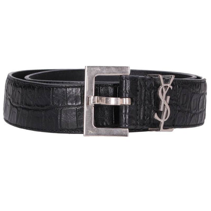 SAINT LAURENT PARIS Cassandra Leather Belt Size ONE SIZE