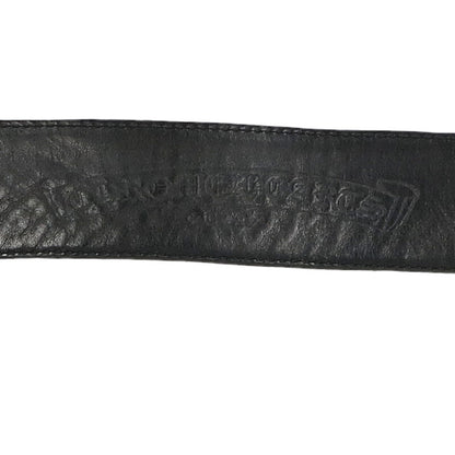 Chrome Hearts 1.5" Scroll Label Rivets Leather Size ONE SIZE