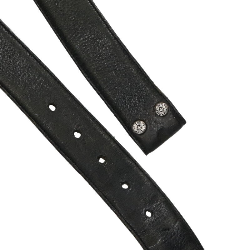 Chrome Hearts 1.5" Scroll Label Rivets Leather Size ONE SIZE