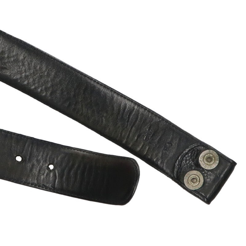 Chrome Hearts 1.5" Scroll Label Rivets Leather Size ONE SIZE