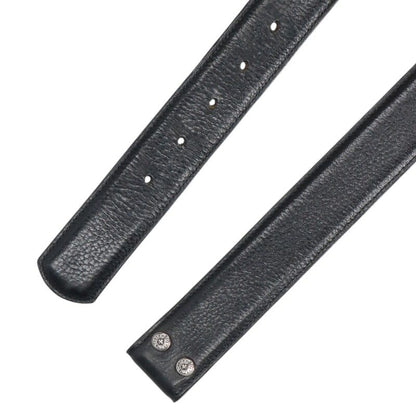 Chrome Hearts 1.5" Scroll Label Rivets Leather Multi Size 30