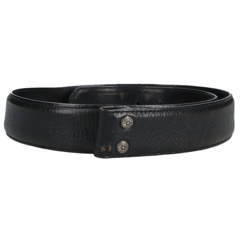 Chrome Hearts 1.5" Scroll Label Rivets Leather