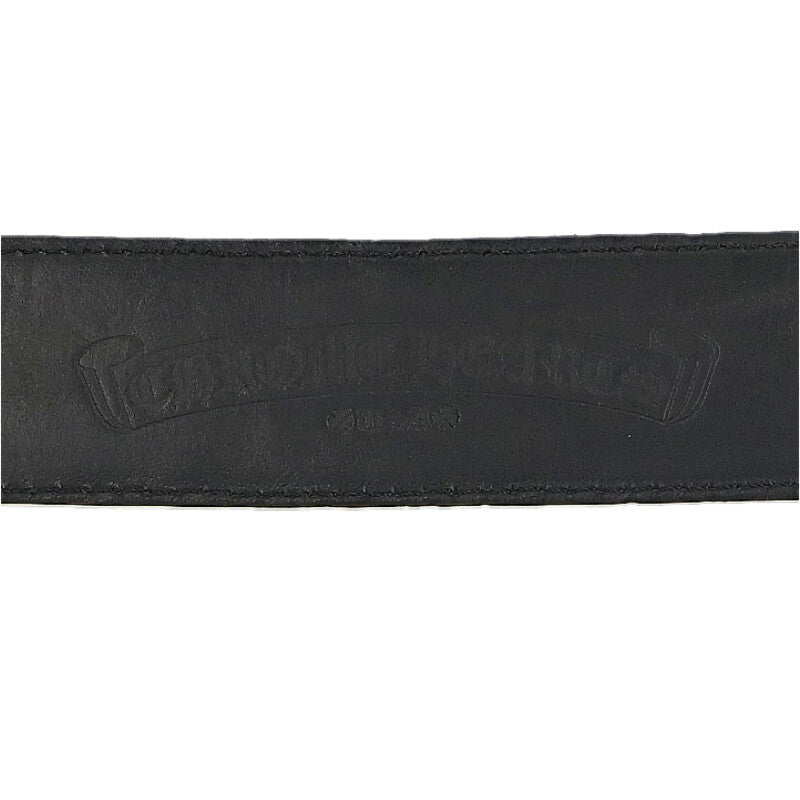 Chrome Hearts 1.5" Scroll Label Rivets Leather