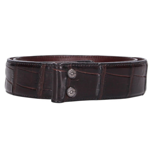 Chrome Hearts 1.5" Alligator Scroll Label Belt Size ONE SIZE