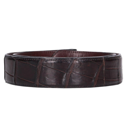 Chrome Hearts 1.5" Alligator Scroll Label Belt