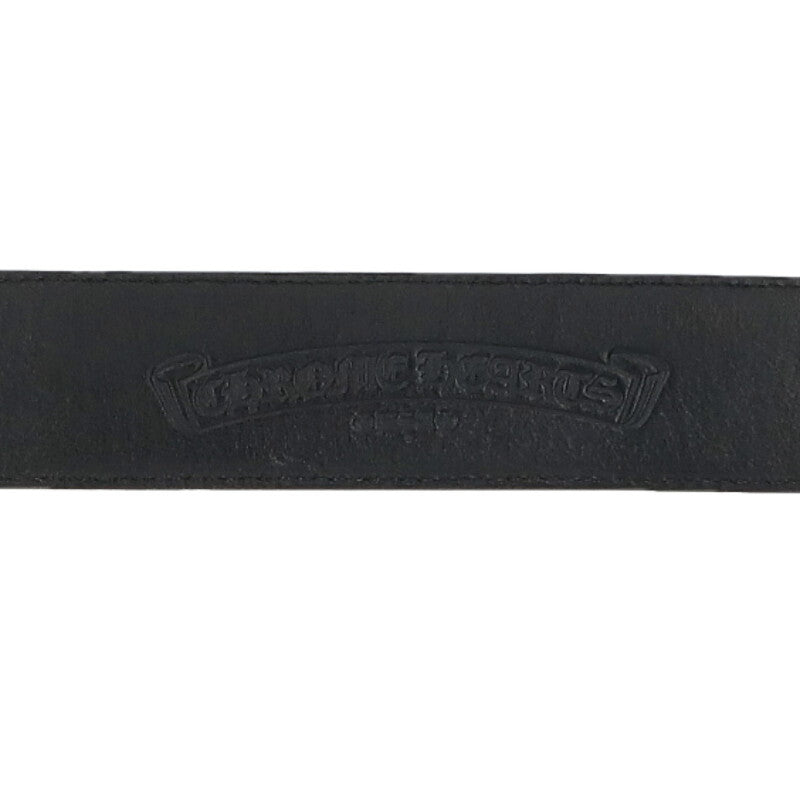 Chrome Hearts 1.5" Scroll Label Rivets Leather Size Multi