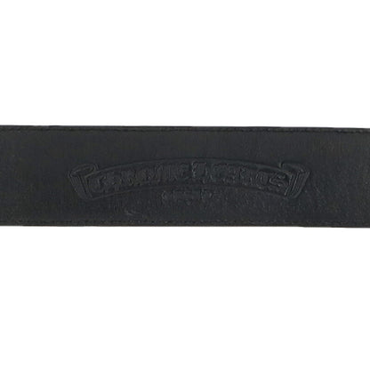 Chrome Hearts 1.5" Scroll Label Rivets Leather Size Multi