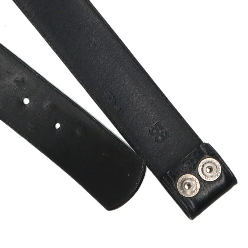 Chrome Hearts 1.5" Scroll Label Rivets Leather Size Multi