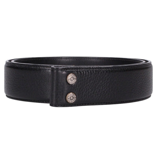 Chrome Hearts 1.5in Scroll Label Rivets Leather Belt Size 32