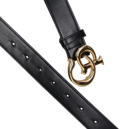 COOTIE Logo Leather Belt Size L