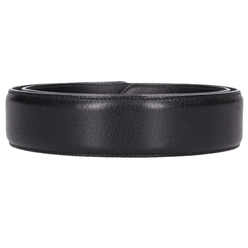 Chrome Hearts 1.5" Scroll Label Rivets Leather Belt Size 30